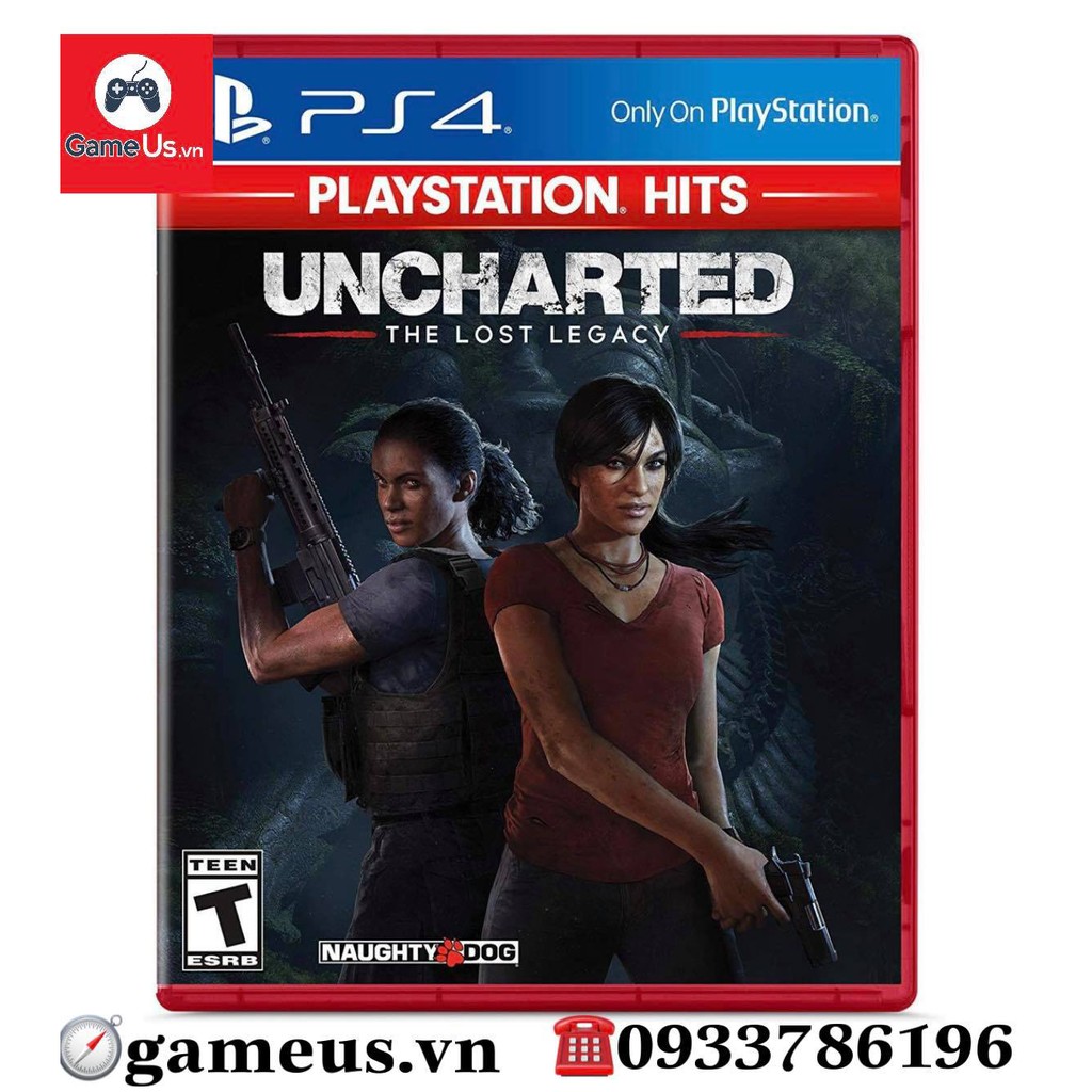 Đĩa game PS4: Uncharted The Lost Legacy