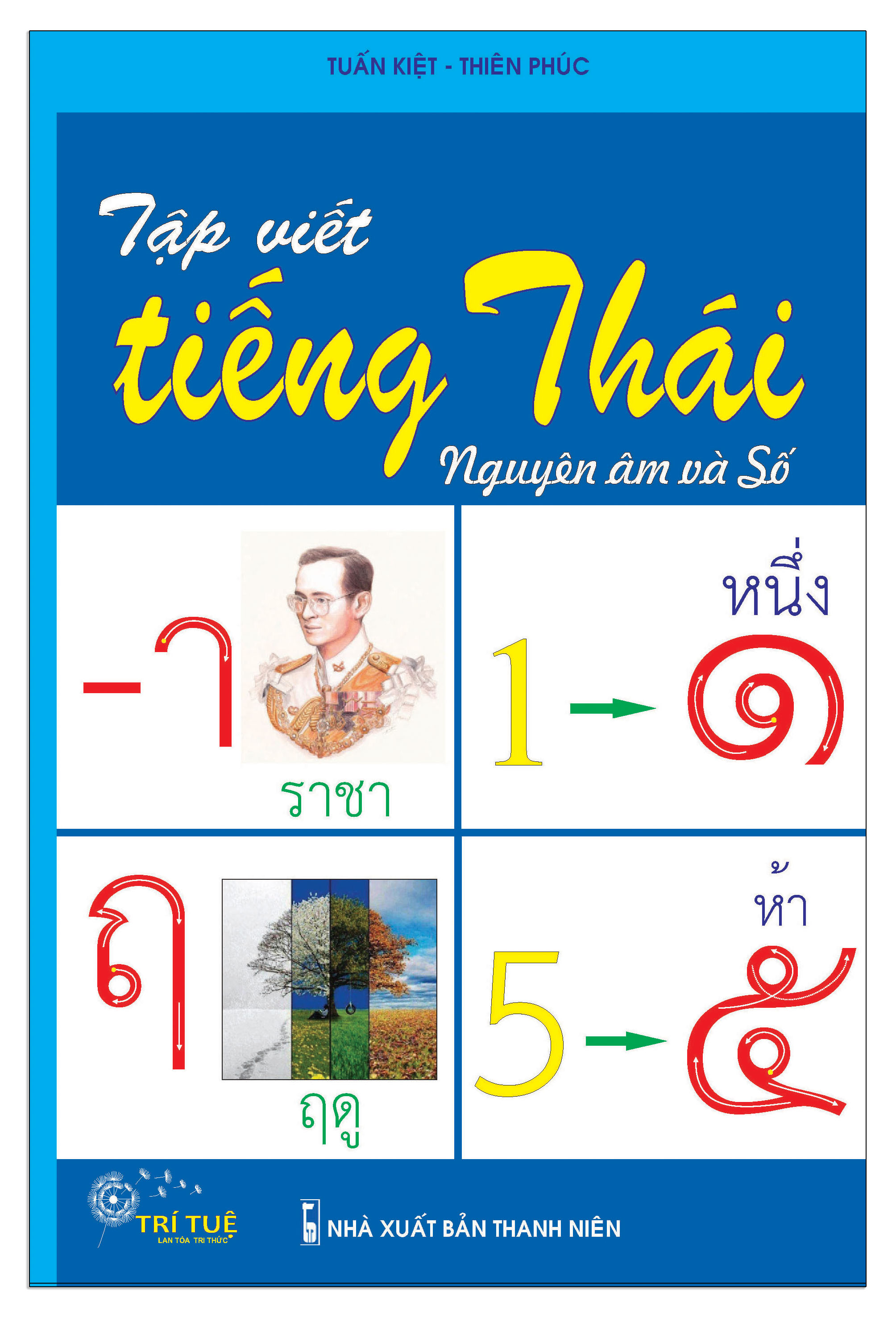 Sách - Tập viết tiếng Thái (Nguyên âm và Số)