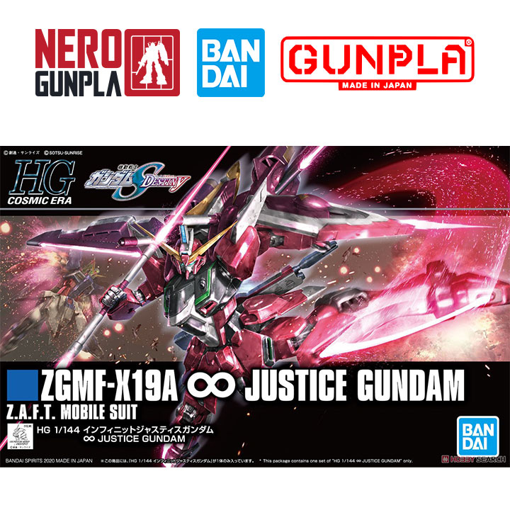 [HCM]Mô Hình Lắp Ráp Bandai Gunpla HG CE 1/144 Infinite Justice Gundam