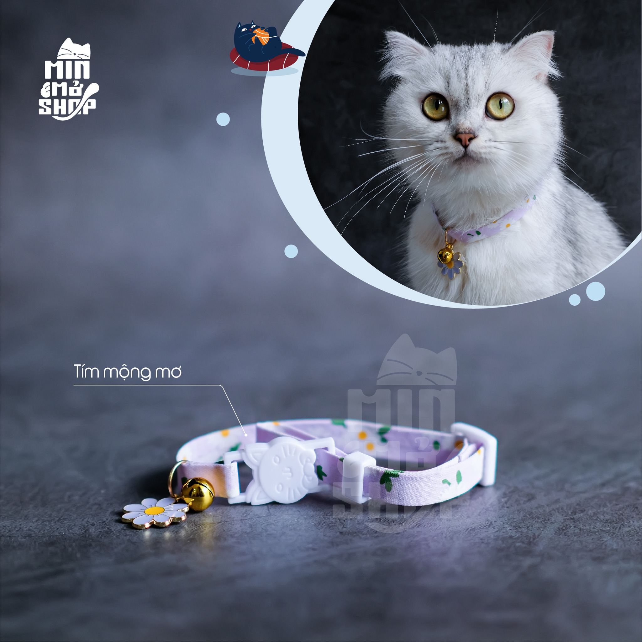 VÒNG CỔ LỤC LẠC CHO THÚ CƯNG
