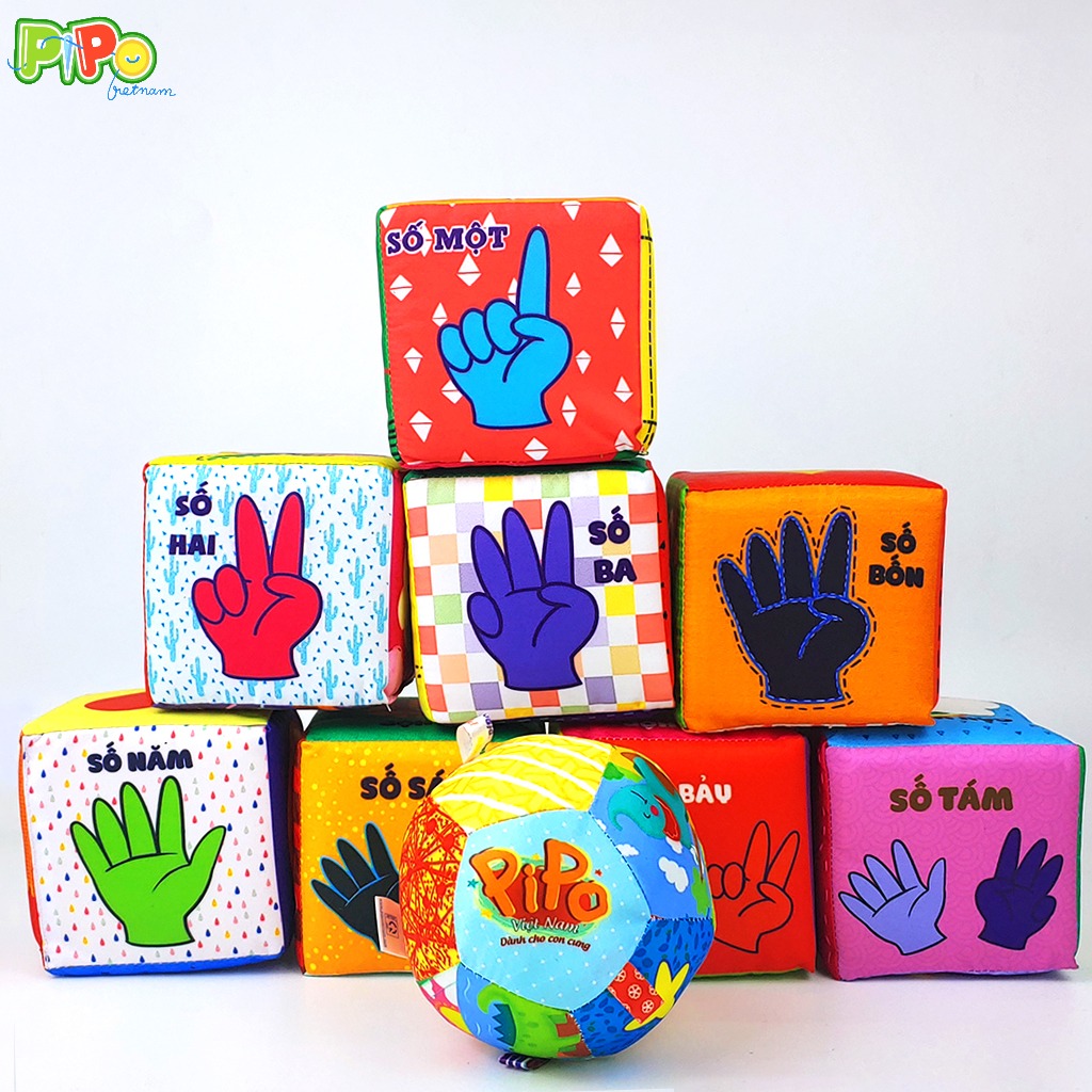 Bộ xúc xắc Khối hình vui nhộn