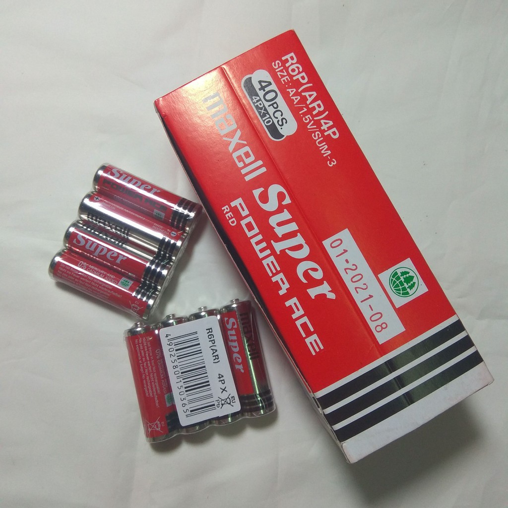Hộp 10 viên pin tiểu (2a - 3a) Maxell