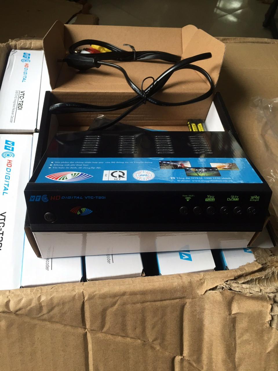 Đầu Thu Truyền Hình Mặt Đất DVB T2 VTC T201