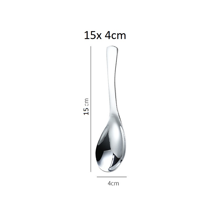 Muong food soup, stainless steel deep rice 304-Muong Thia-soup spoon-stainless steel rice spoon-soup spoon