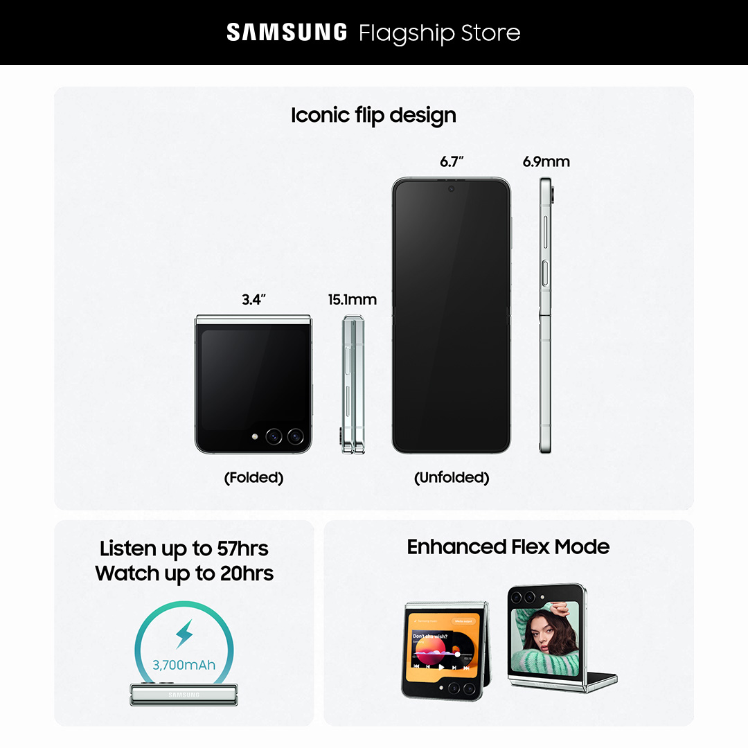 [VOUCHER SỐC LÊN TỚI 5TRIEU]Điện thoại Samsung Galaxy Z Flip5