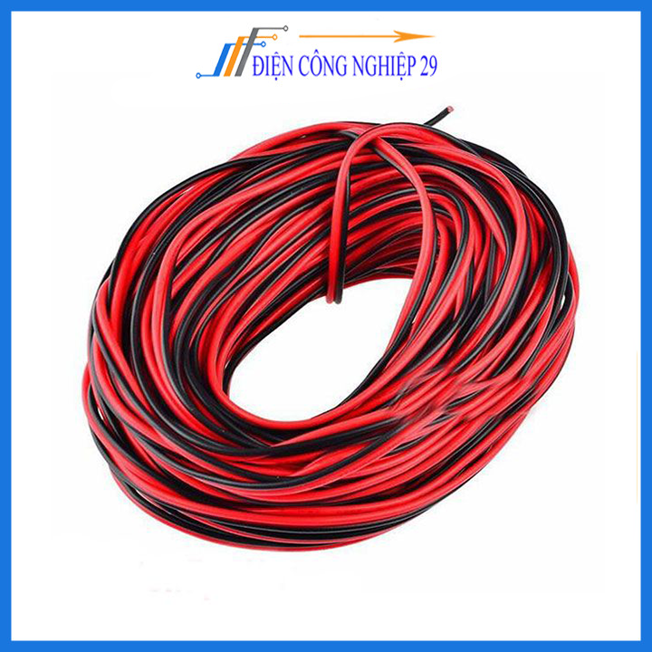 Dây điện đôi awg đen đỏ