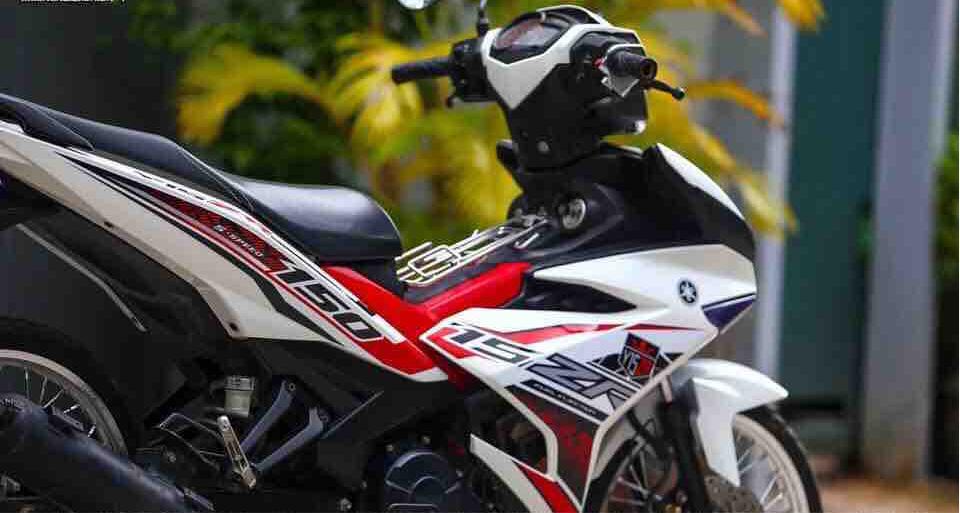 Tem rời ex 150 y15 zr trắng đỏ