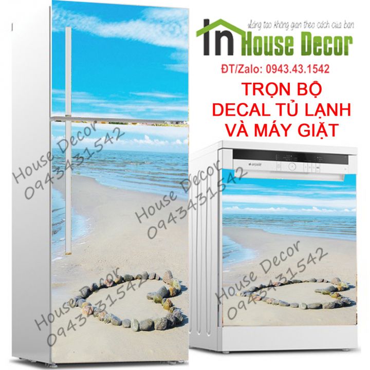 Decal Dán Tủ Lạnh - Chống Thấm Nước - Chất Liệu Decal Bóc Dán - Phù Hợp Mọi Loại Tủ - TL 83 - Decal dán tủ lạnh kệ tường tủ quần áo, decal dán, giấy dán, trang trí nội thất, giấy dán nội thất, trang trí nhà cửa