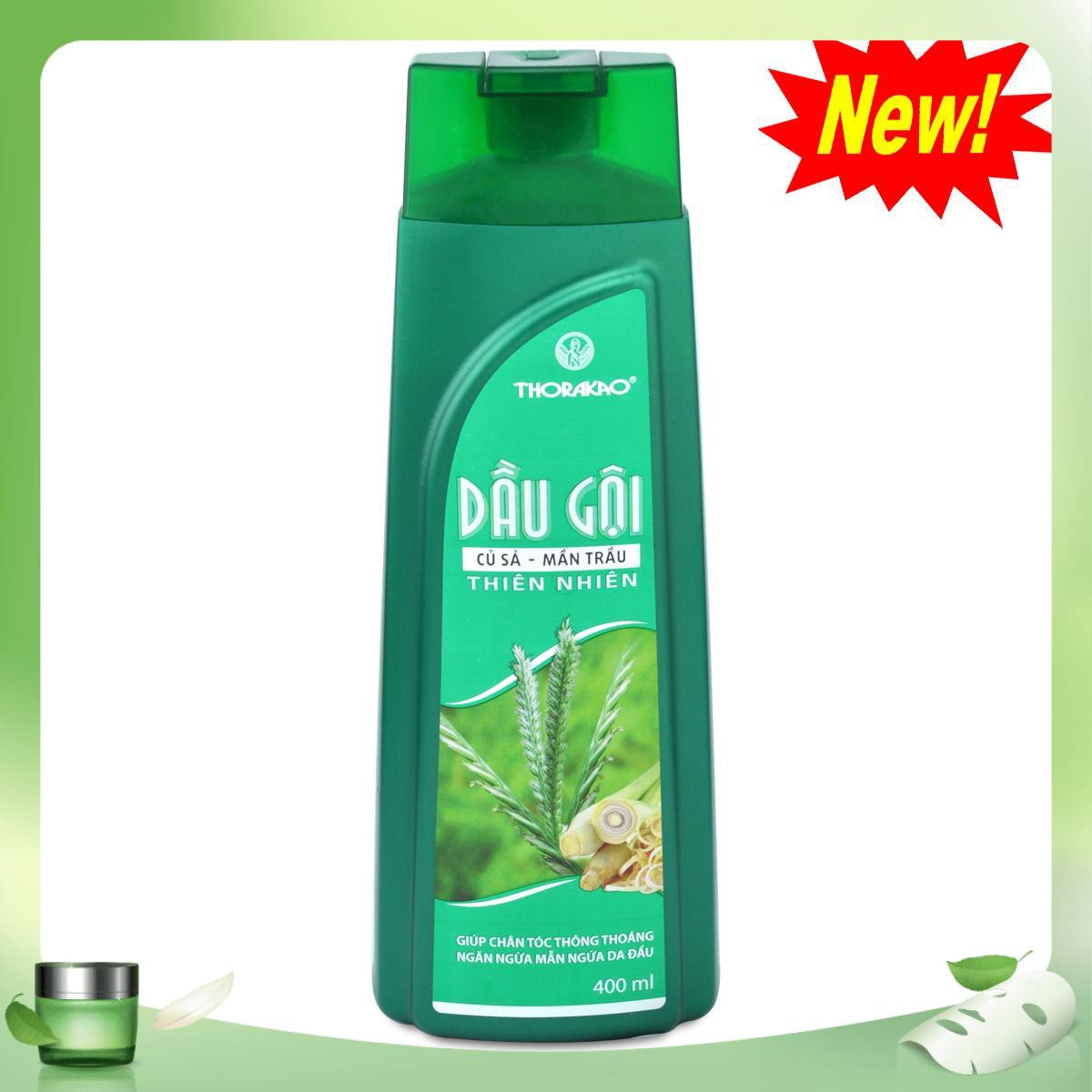 Dầu gội  củ sả mần trầu Thorakao 400ml