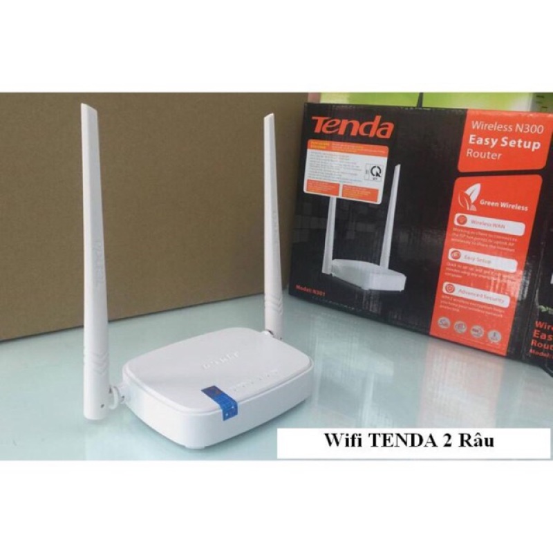 Phát WIFI TENDA N301 ( chính hãng) - Router chuẩn N không dây tốc độ 300 Mbps