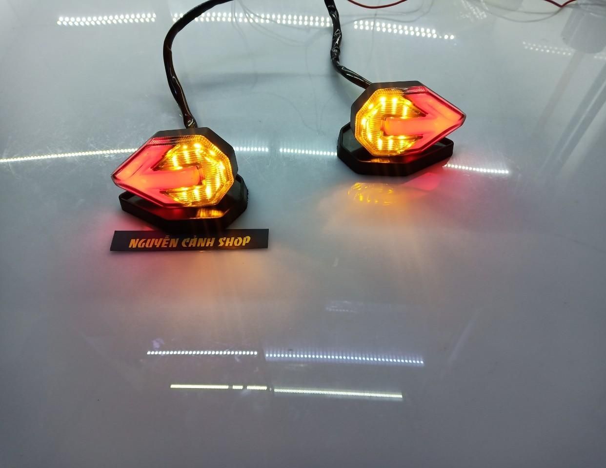 [HCM]Đèn xi nhan kiểu mủi tên cho xe máy 1 cặp