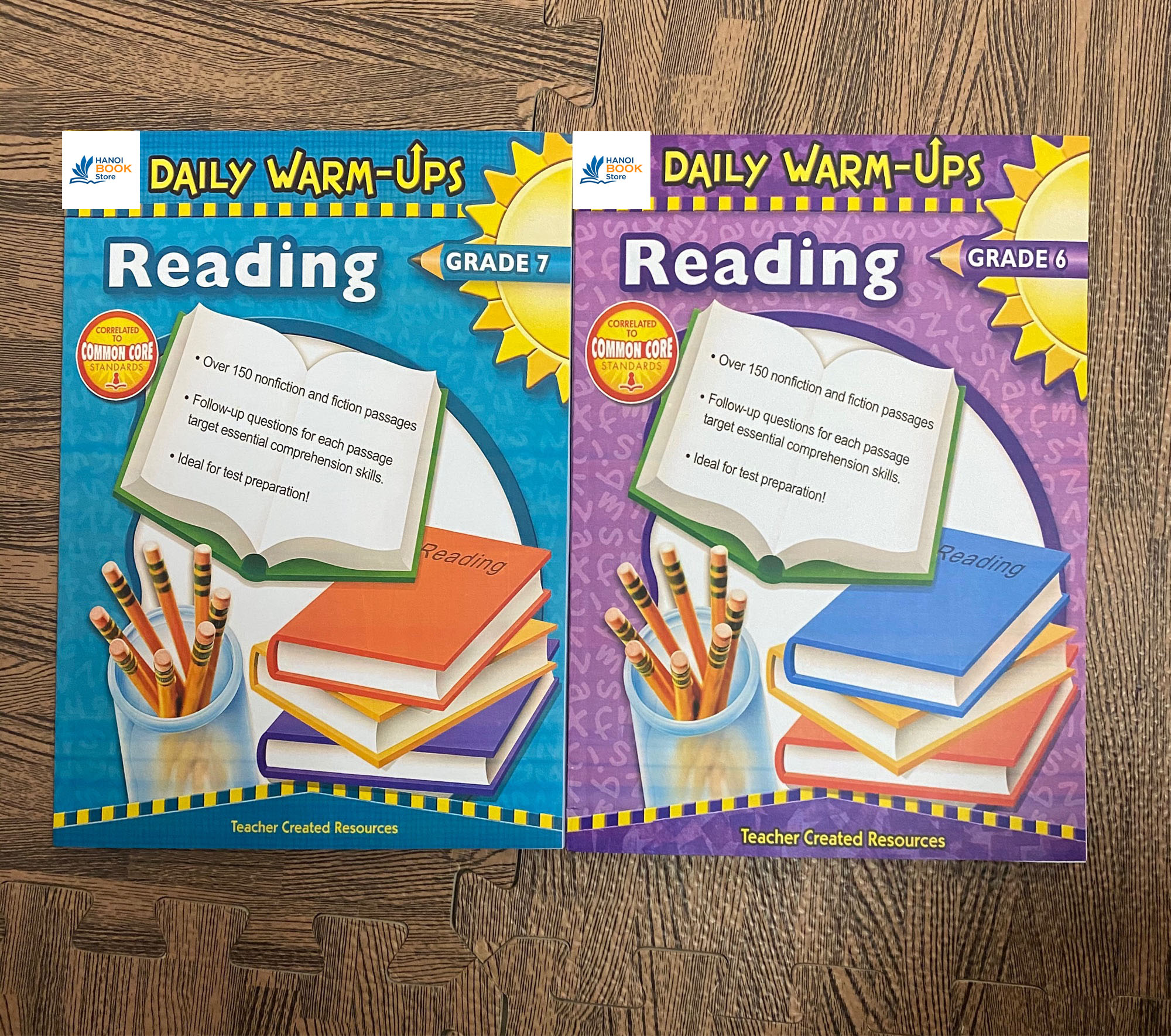 sách Daily Warm-Ups: Reading , Grade 1-8 (Sách Đen Trắng)