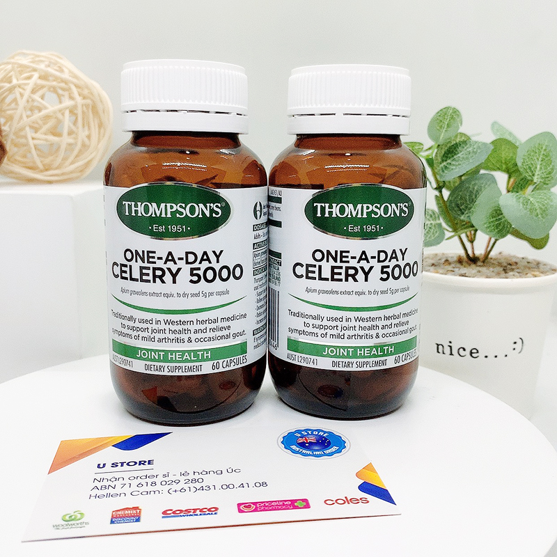Hỗ trợ Gout - Thompsons Celery 5000mg