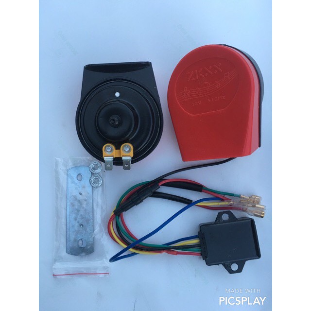 CÒI Ngân 8 Tiếng 12V Cho Xe Máy - ÔTô ( Gồm 2 Còi ÂM Thanh Cực Hay - Tặng Kèm Công Tắc )