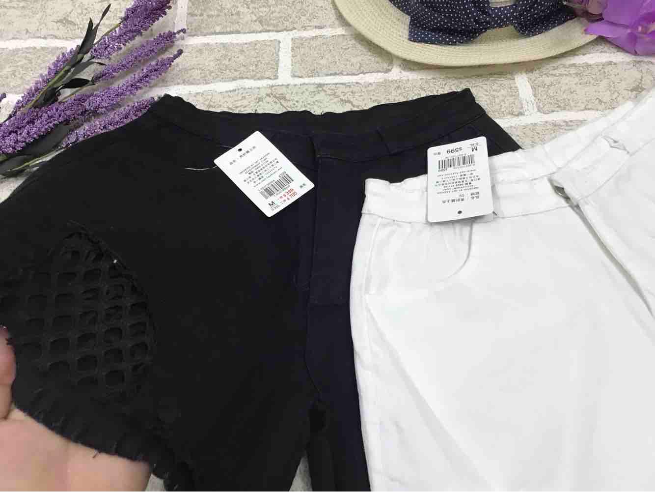 Quần đùi nữ phối lưới cao cấp chất kaki co giãn