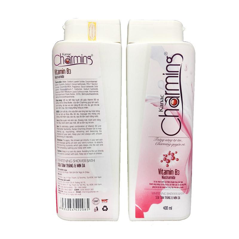 [HSD: 12/2024] SỮA TẮM KANAC CHARMING 400ml