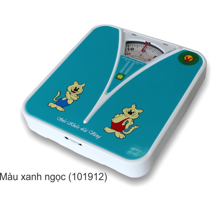 Cân sức khỏe gia đình 120 kg. Mặt kính nhựa nhựa PC trong suốt. Mặt số bằng nhôm. Vỏ hộp cân được sơn tĩnh điện. Giao màu ngẫu nhiên