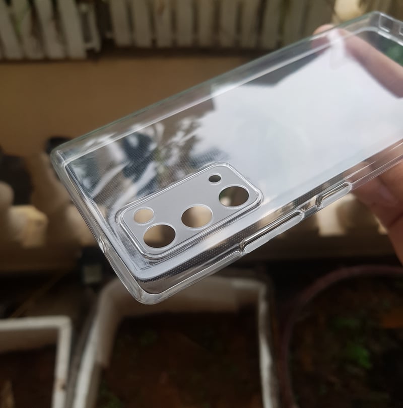 Ốp silicon GOR cho Galaxy Note 20 - Silicon hãng Gor có gờ bảo vệ camera