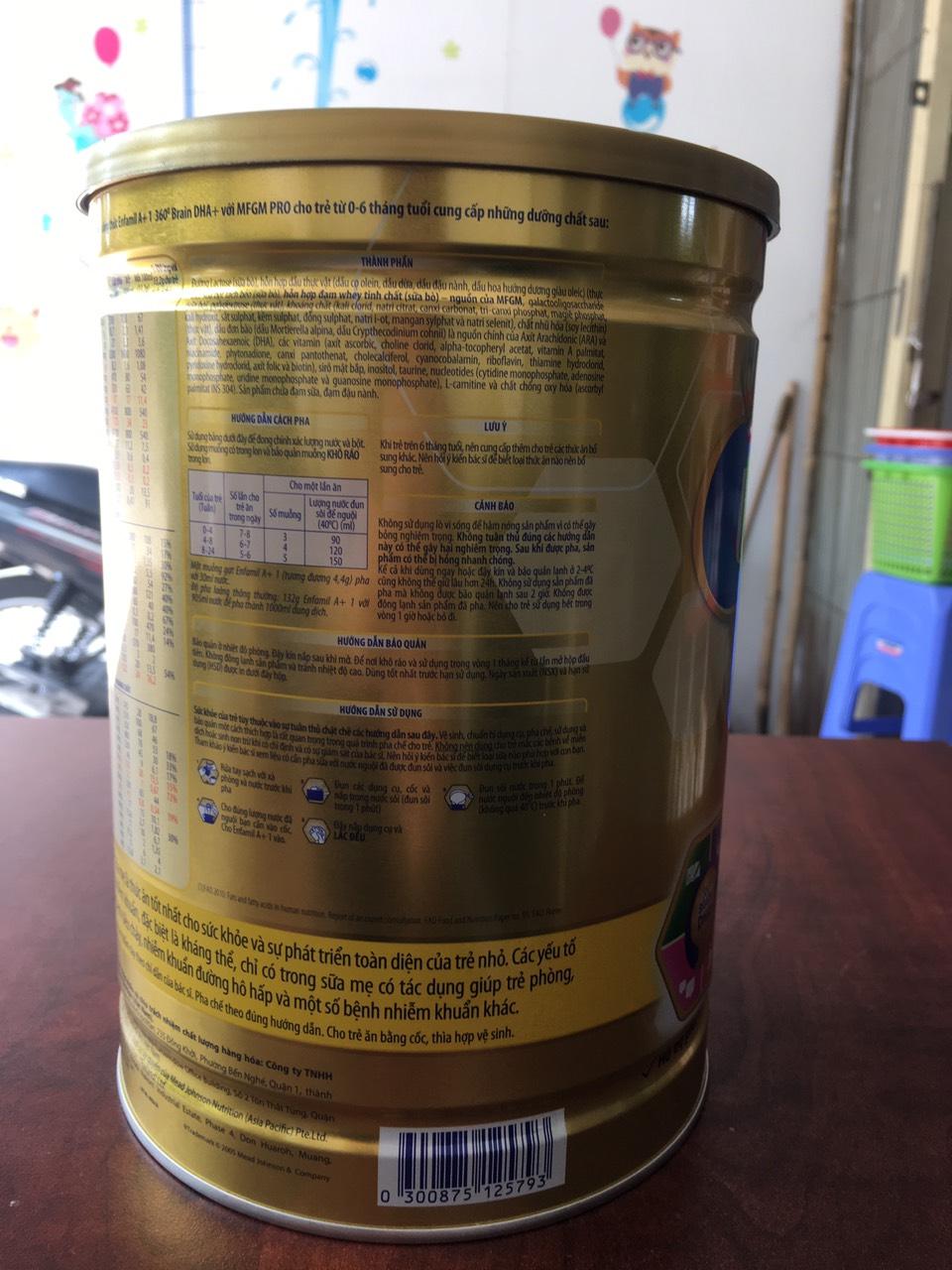 Enfamil A/1 MFGM (0-6 tháng) 1.7kg
