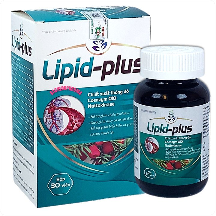 Viên Uống Giảm Mỡ Máu Lipid Plus Hỗ trợ giảm cholesterol máu