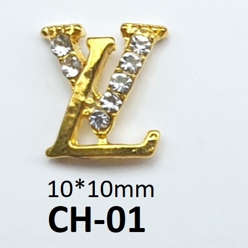 Charm thương hiệu 3D trang trí móng CH BYH008