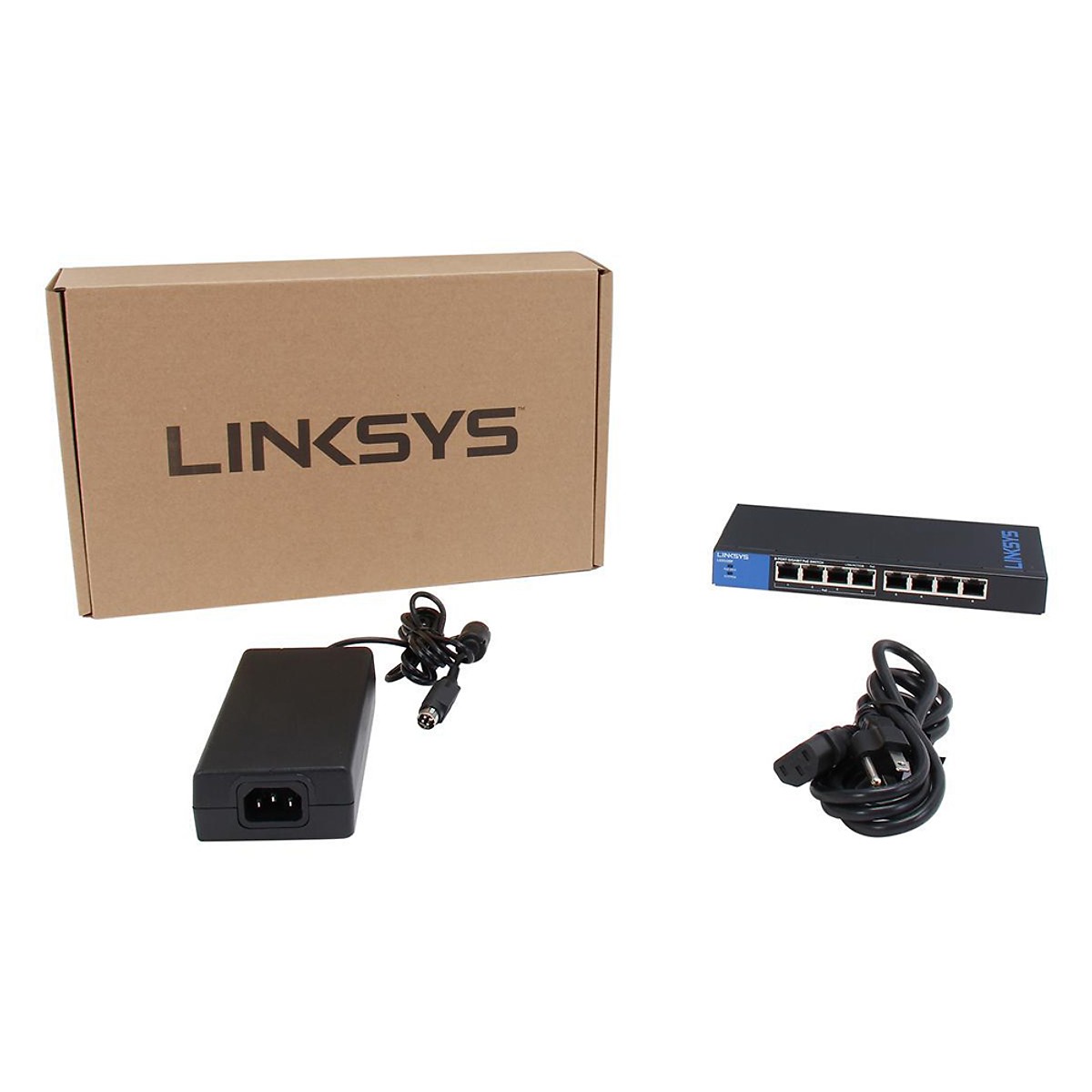 Switch LINKSYS LGS108P 8 cổng Gigabit, Hỗ trợ PoE+