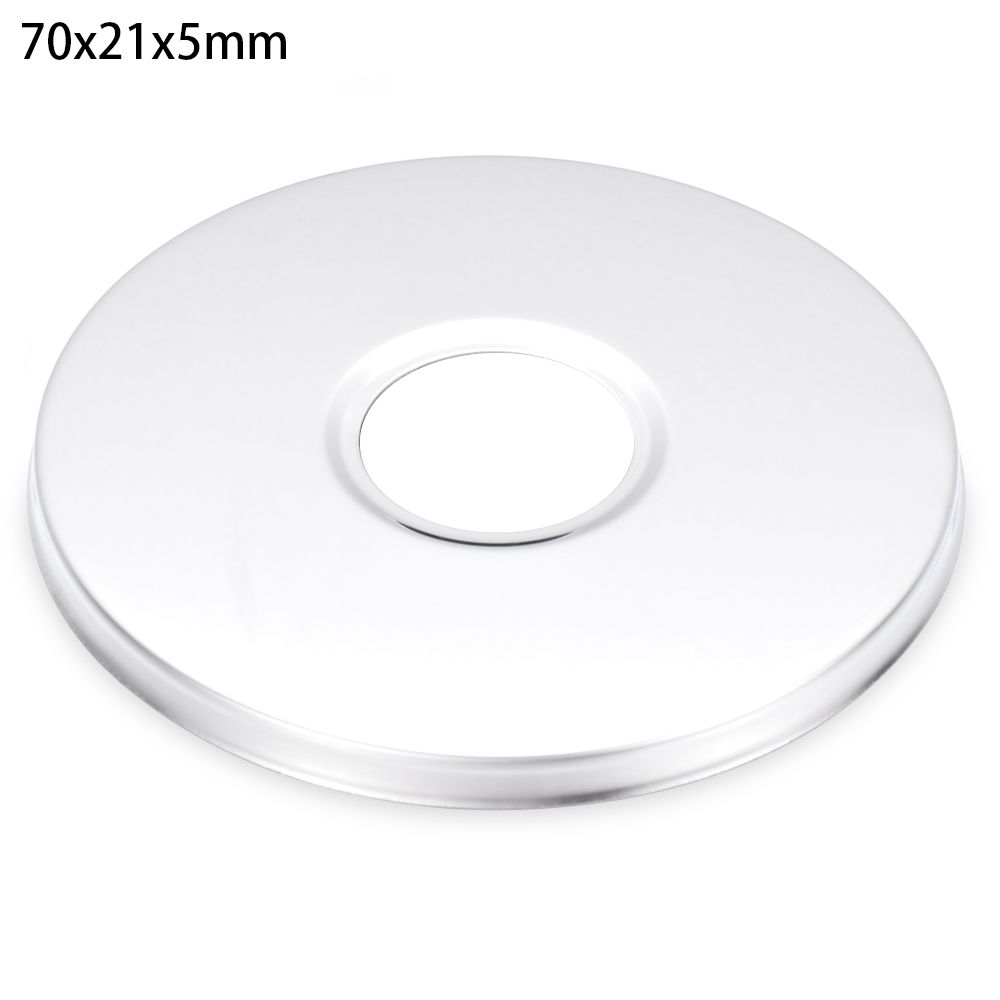 1Pcs Shower Faucet Decorative Cover Chrome Finish Stainless Steel Water Pipe Wall Covers Bathroom Accessories