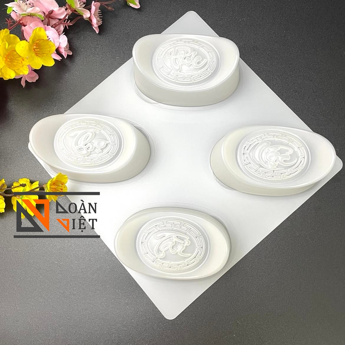 Mould gold ingot plastic gear, mid-autumn vegetables fishing, press, wheel nest, vegetables fishing 3D-shaped gold ingot pattern Fu Lu Shou Fortune/gold ingot plastic Sharp