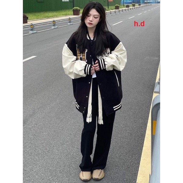 ÁO KHOÁC BOMBER CHỮ H HD68