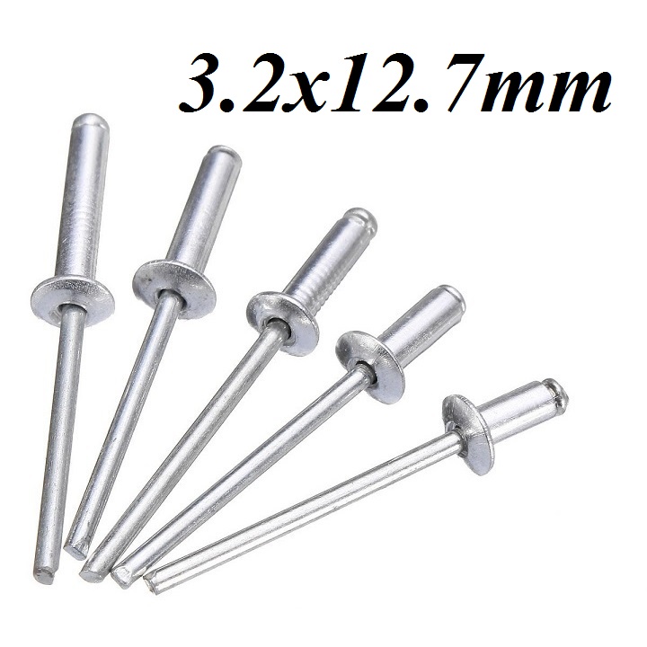 Gói 50 Cây - ĐINH RIVE - ĐINH RÚT - RÚT RIVE 3.2x12.7MM