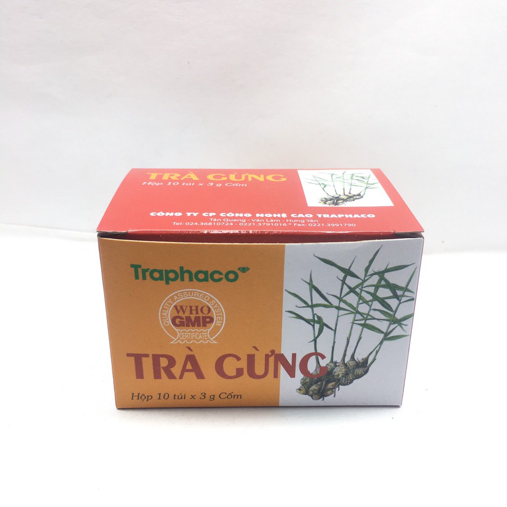 Trà gừng traphaco 10 túi