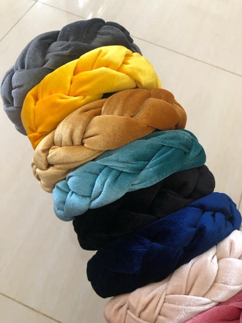 [HCM]Cài tóc con rết nhung phong cách hàn quốc
