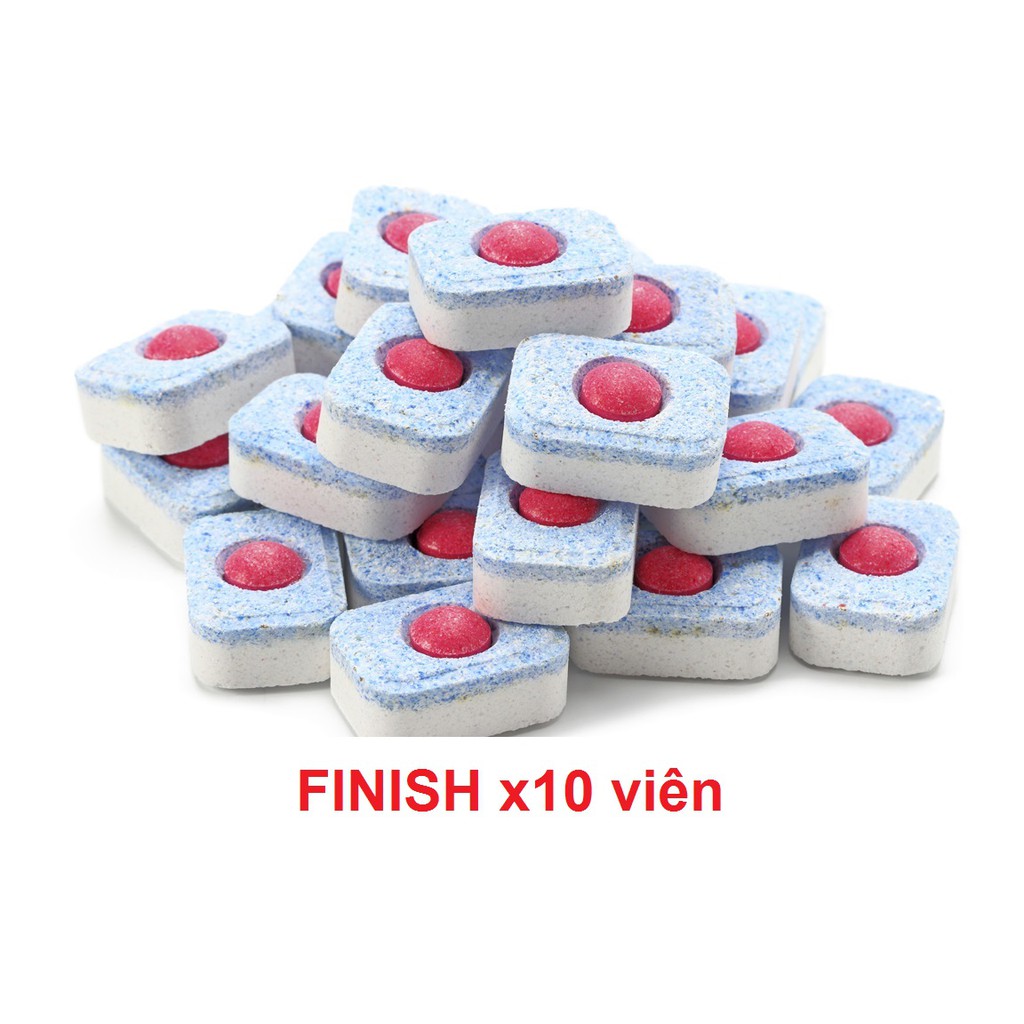 viên rửa bát finish bán lẻ 9 viên dùng thử