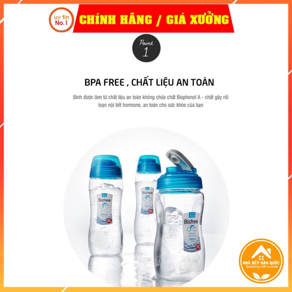 Bình nước thể thao Lock&Lock Handy Bottle 500ml & 700ml ABF722 [Chính hãng]