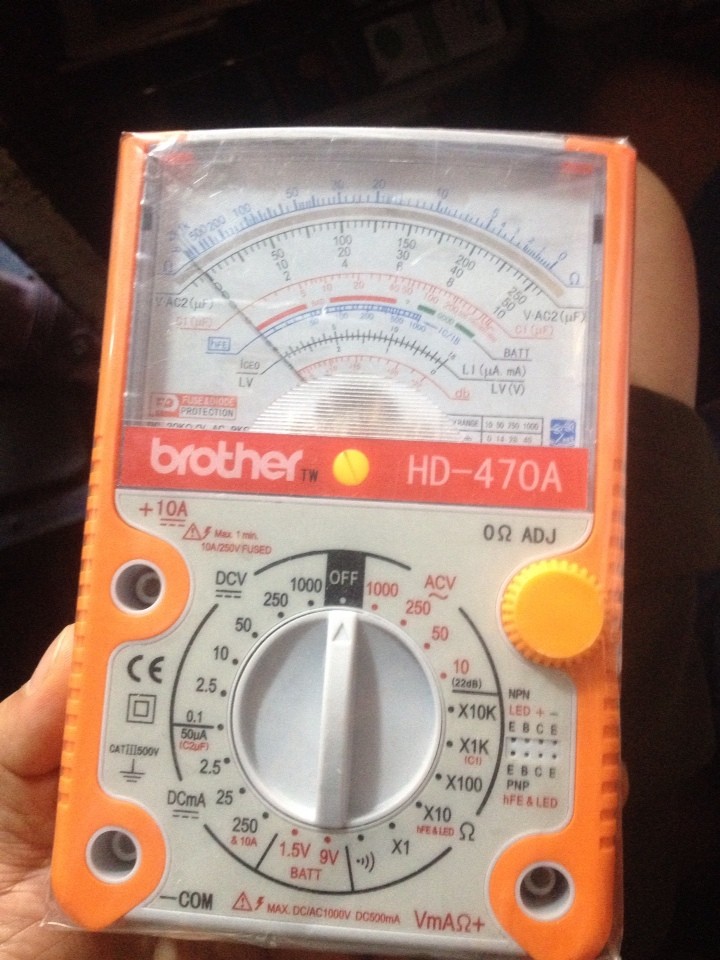 Đồng hồ vạn năng brother hd-470a