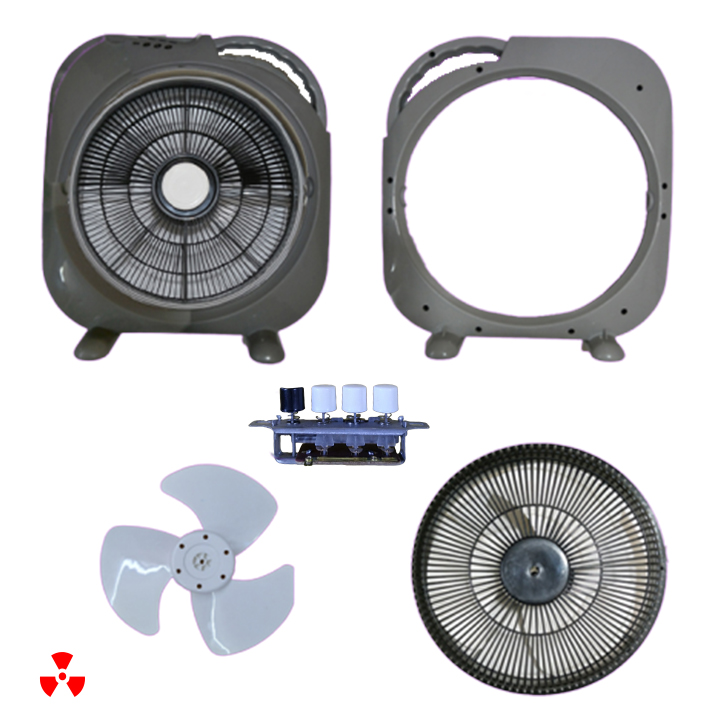 Bộ vỏ quạt hộp B3 ( 3 tấc ) kiểu tròn )