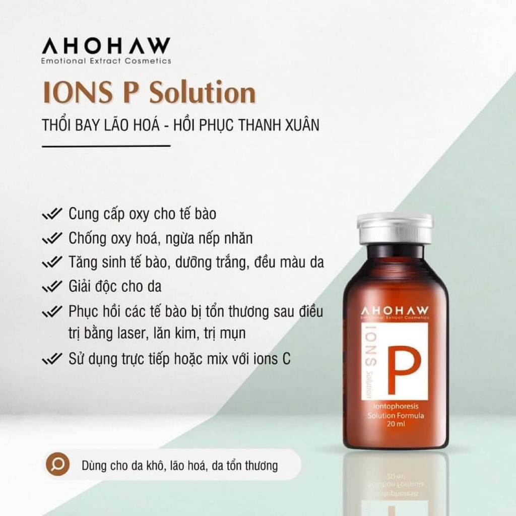 Tế bào gốc TRẺ HOÁ Ions P Ahohaw