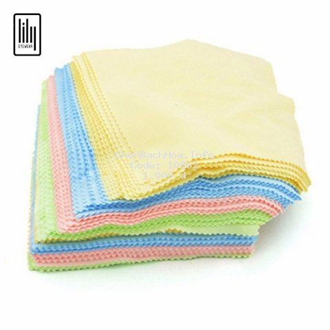 set 10 Khăn lau mắt kính (mầu giao ngẫu nhiên)