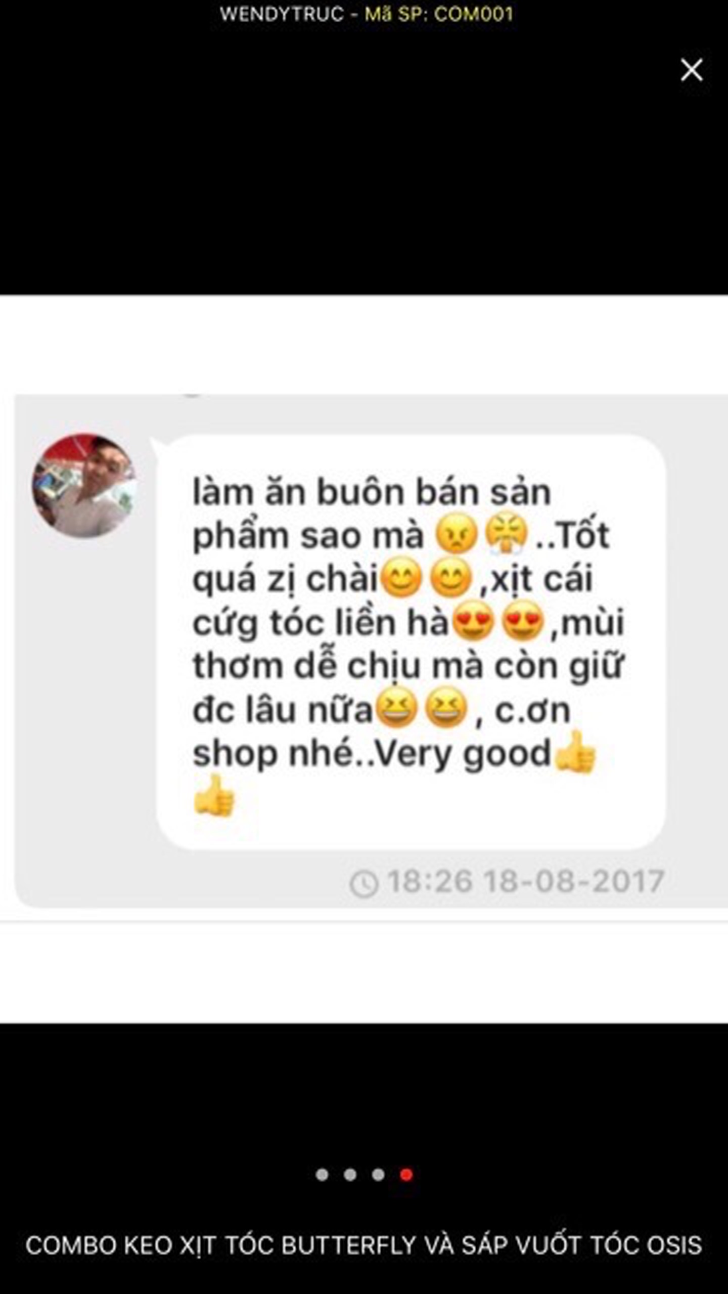 [HCM]Combo tạo kiểu tóc - Sáp Osis và gôm xịt Butterfly Shadow