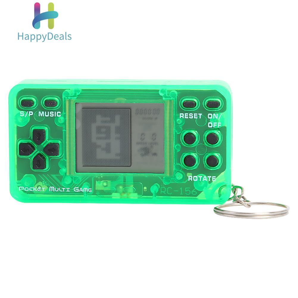 Bảng Điều Khiển Mini Móc Khóa Hoài Cổ Cầm Tay Máy Chơi Trò Chơi Điện Tử Tetris - Hàng quốc tế | Lưu ý thời gian giao hàng dự kiến