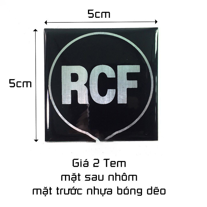 [HCM]Tem dán thùng loa RCF vuông ( giá 2 tem )
