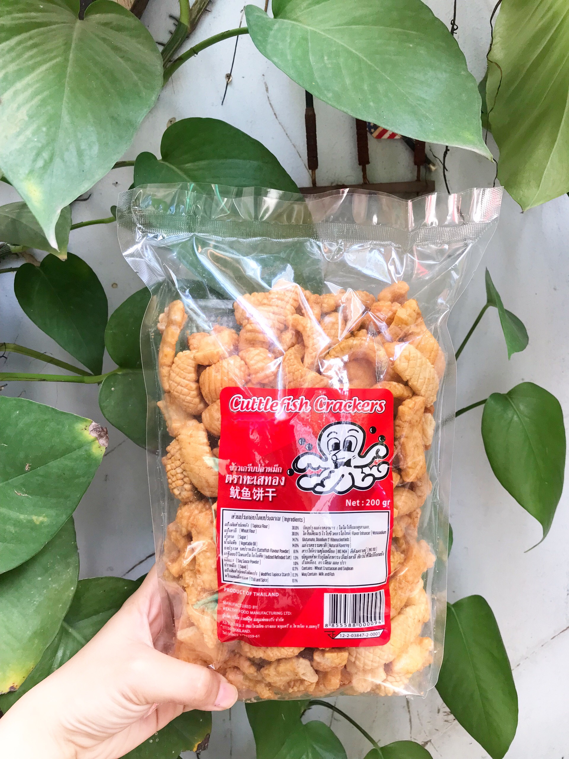 Snack Mực Sấy Giòn Thái Lan Talaethong (Gói 100g)