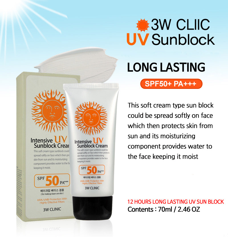 Kem chống nắng chống tia UV hiệu quả trên 50+ 70ml không thấm nước