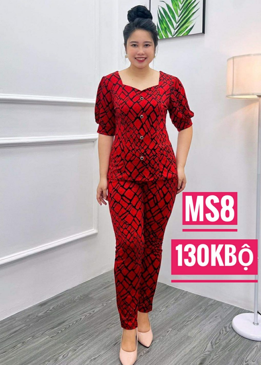 Đồ bộ thun mặc nhà size2 (48-55 ký)