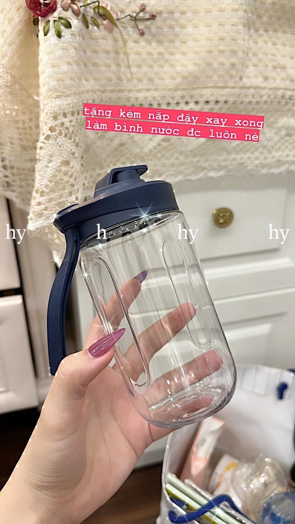 Máy Xay Mini Cầm Tay 2 Cối
