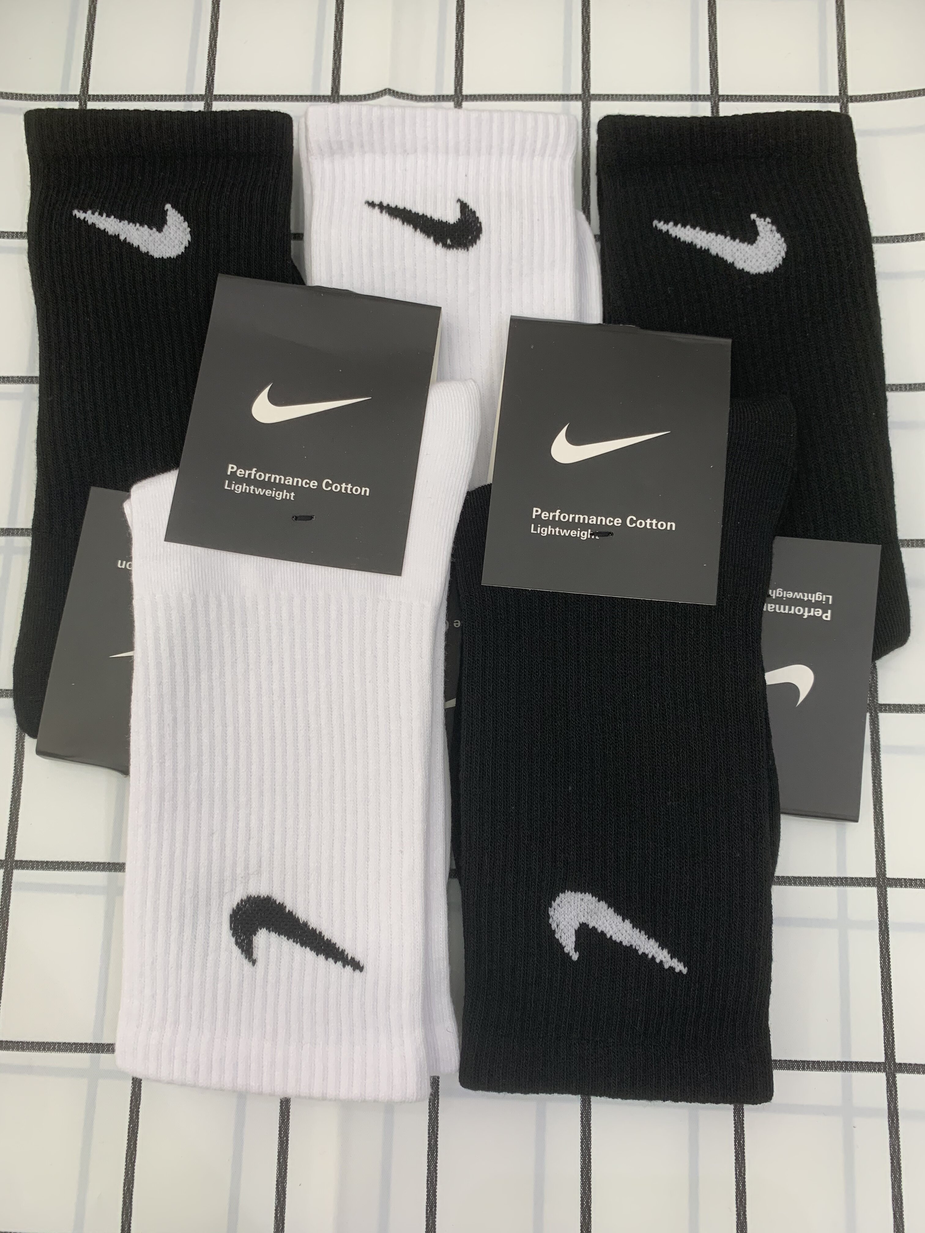 [HCM]Combo 5 vớ Nike basic thể thao cổ cao