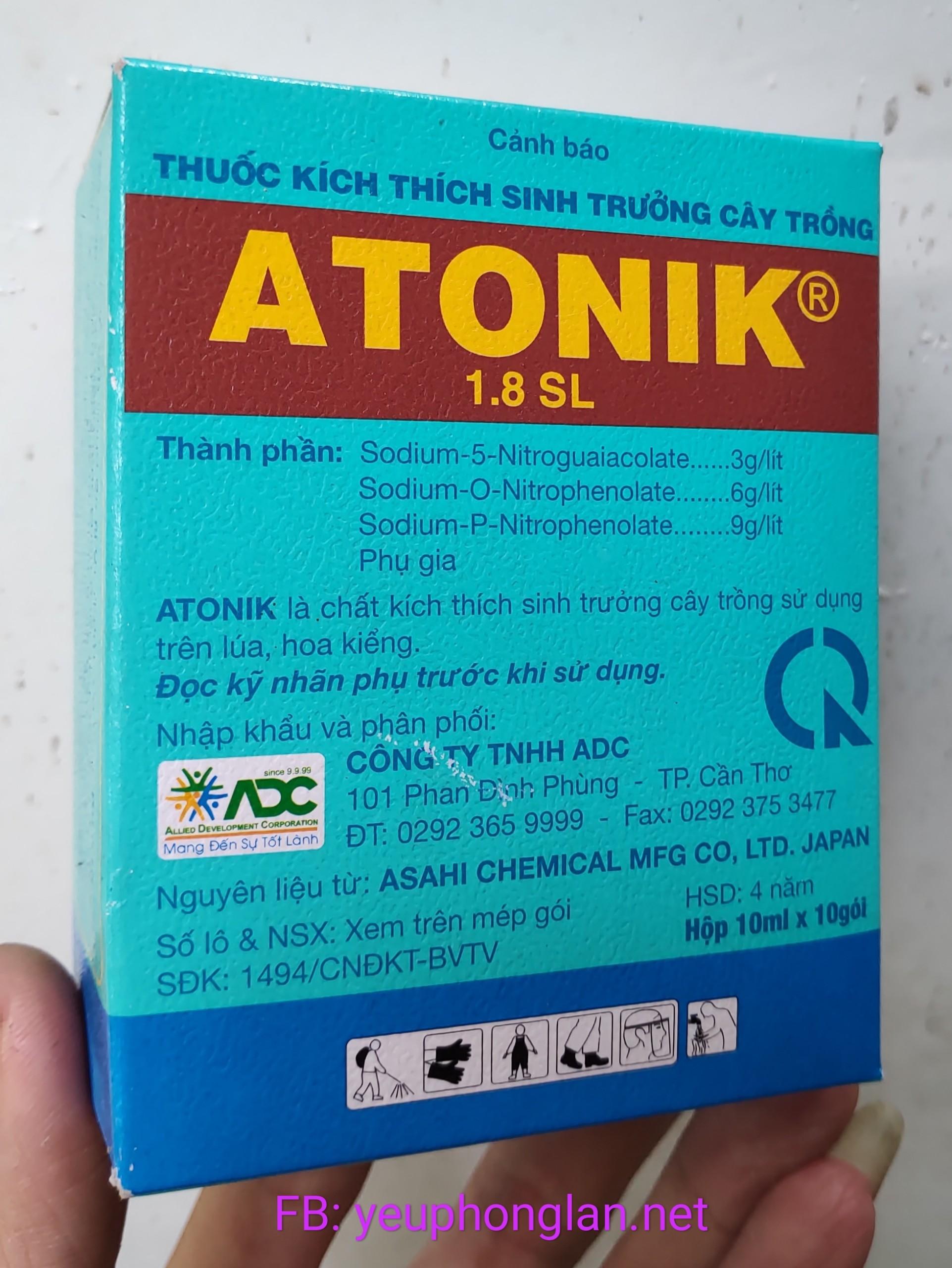Atonik 1.8 SL - 1 Hộp 10 gói x 10ml Kích thích tăng trưởng cây