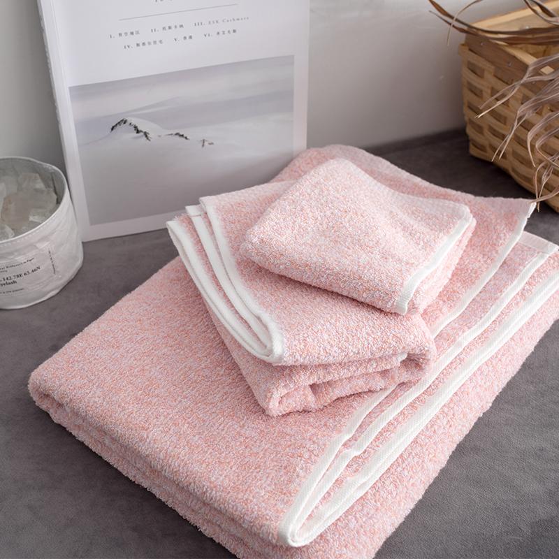 100% Cotton Rửa Đồ Gia Dụng Ba Màu Sợi Dệt Nổi Khăn Mặt Khăn Tắm Người Lớn Nam Giới Và Phụ Nữ Mềm Mại Hút Nước 100% Cotton Lau Mặt Khăn Mặt