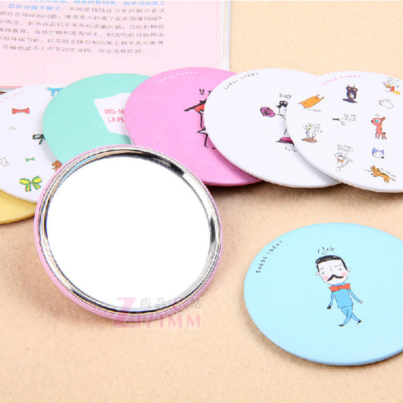 Gương trang điểm mini cầm tay - UniLabel giá rẻ