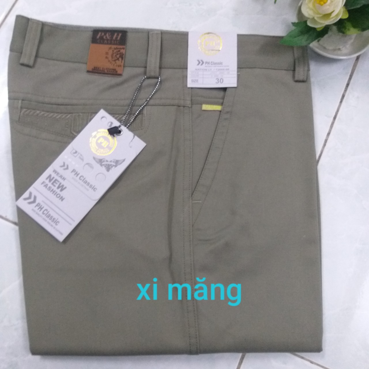 [HCM]Quần kaki trung niên màu